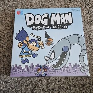 Dog Man Attack of the Fleas Board Game NEW